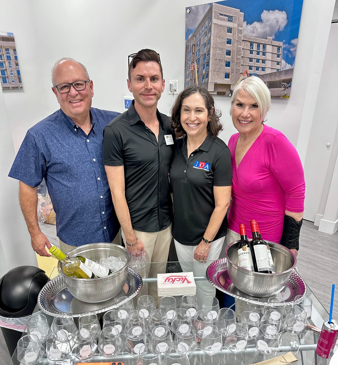 Mel, Michael, Lourdes & Berta at the Key Largo Chamber Event
