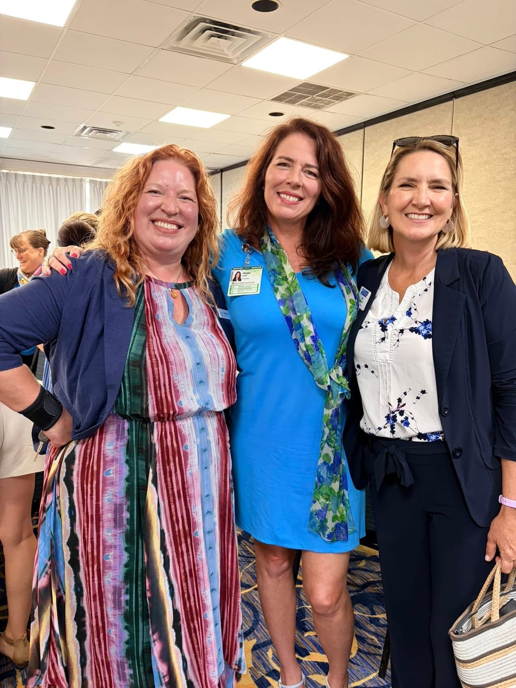 Christina, Margie & Jill at the Key Largo Chamber luncheon